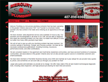 Tablet Screenshot of mercuryplumbing.com